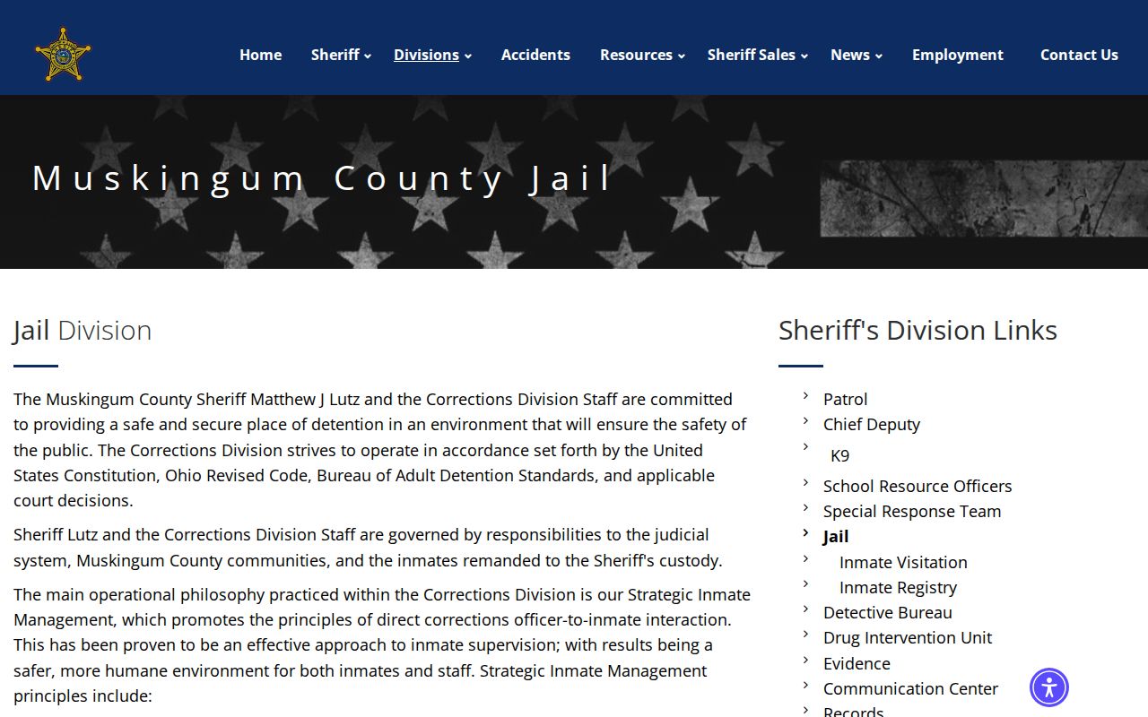 Muskingum County jail weekend release contact information